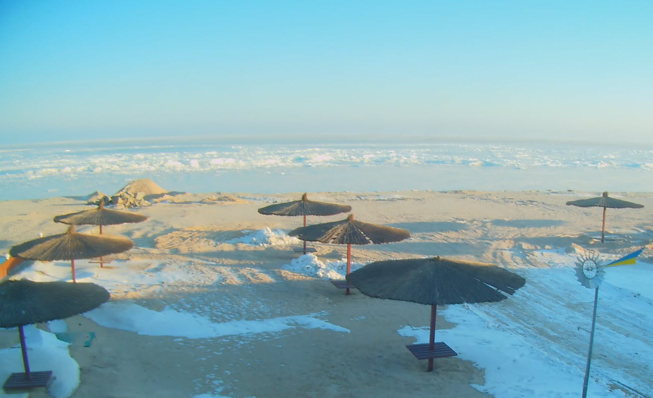 Замёрзло Азовское Море!