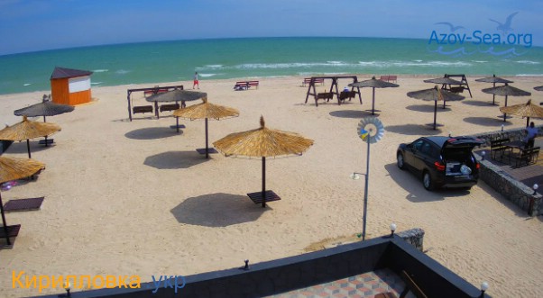 Вебкамеры кирилловка. Температура воды в Азовском море сейчас.