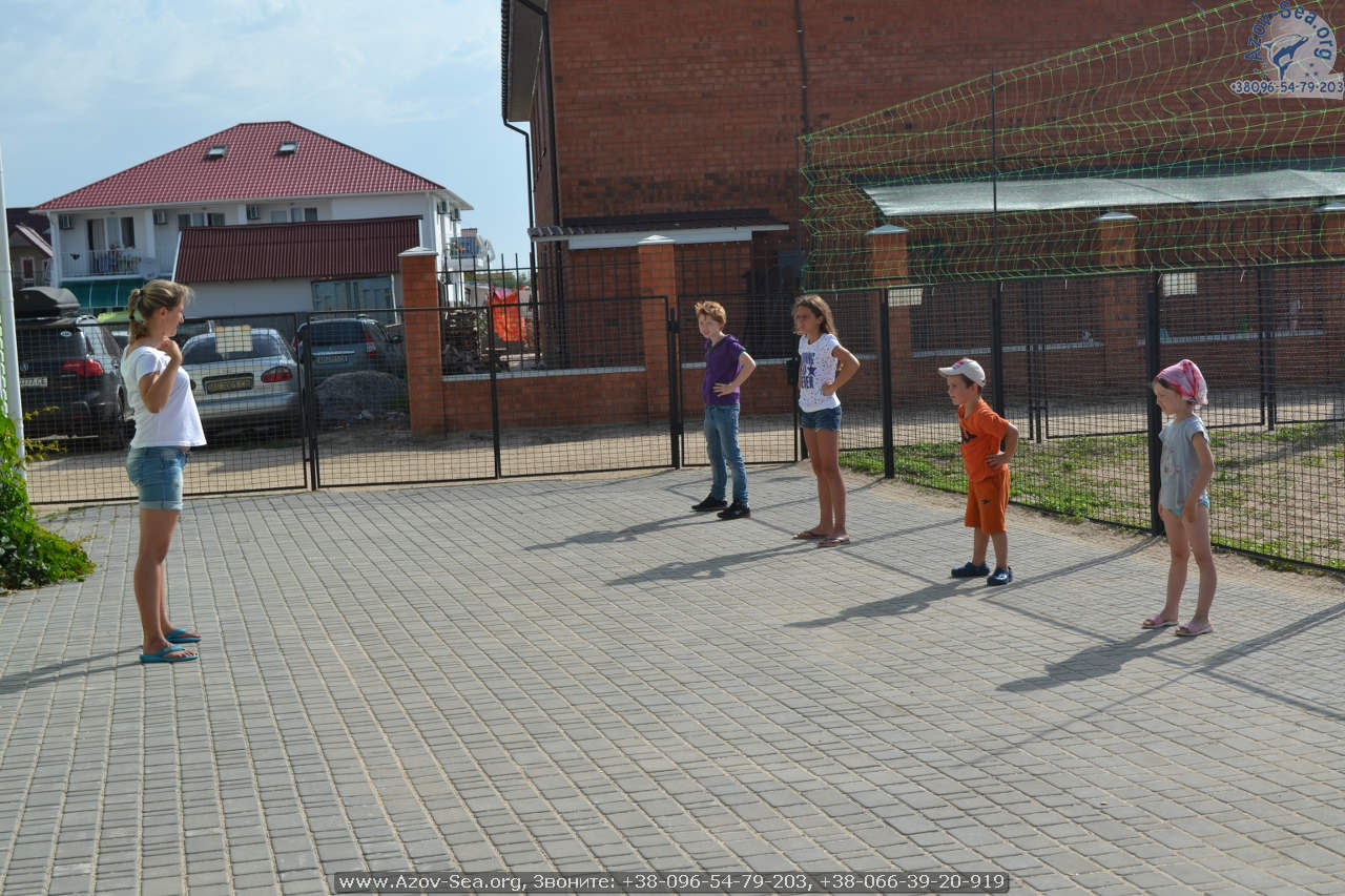 Утренняя зарядка. Отдых на Азовском море.