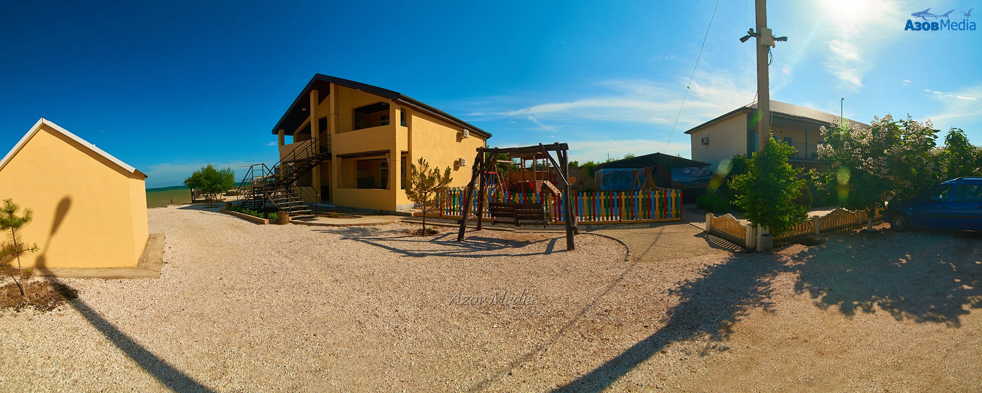 Пансионат Бирюза. Степановка Первая. Азовское море.