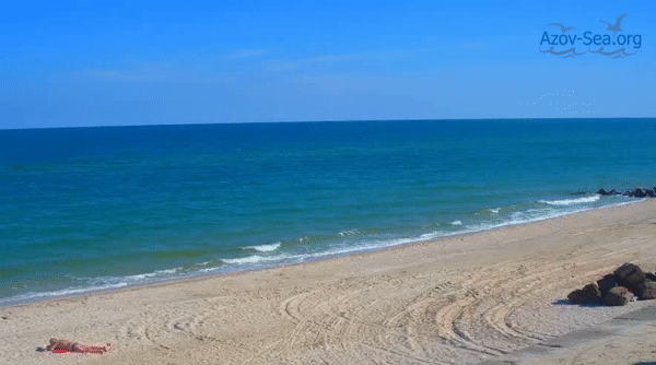 Азовское море пляж. Май 2018.